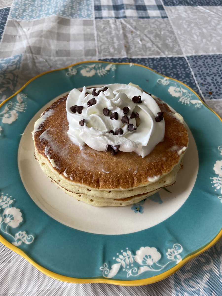 Att_SmthfldVa's tweet photo. #omlettechallenge for someone who doesn’t eat eggs. I do pancakes from scratch, this morning did buttermilk and chocolate chip pancakes🥞@RGordon_757 @DC_XFactor @BB54237506 @aclinedinst @ATTGloucester @ATT_shore_dr @AtGlenallen @AtPalmyra @VABeachBlvd_Att https://t.co/eFTYaV7RFc