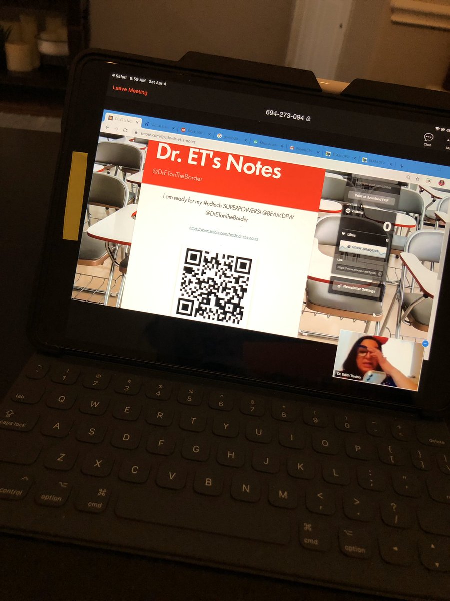 mrsallenhere's tweet photo. I am taking sheltered instruction to the next level with Ed tech superpowers with Dr. Edith βETβ Trevino at the #beamdfw2020 #EDTECHSUPERPOWERS @DrETontheBorder https://t.co/GmuRD44rgU