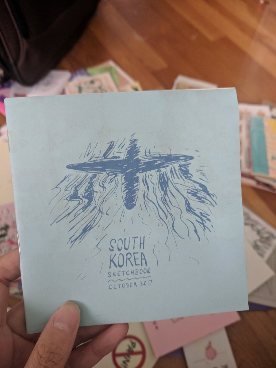 I loved this zine about  @sunmiflowers trip to Korea