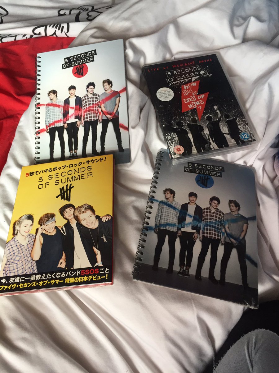 5sos cds/dvd. I have way too much cds and couldn’t pics for now + my calm ones are still on the way so i’ll take an update pic when i got them all. Almost have all even ep, except calm us exclusive ones and some japan exclusive