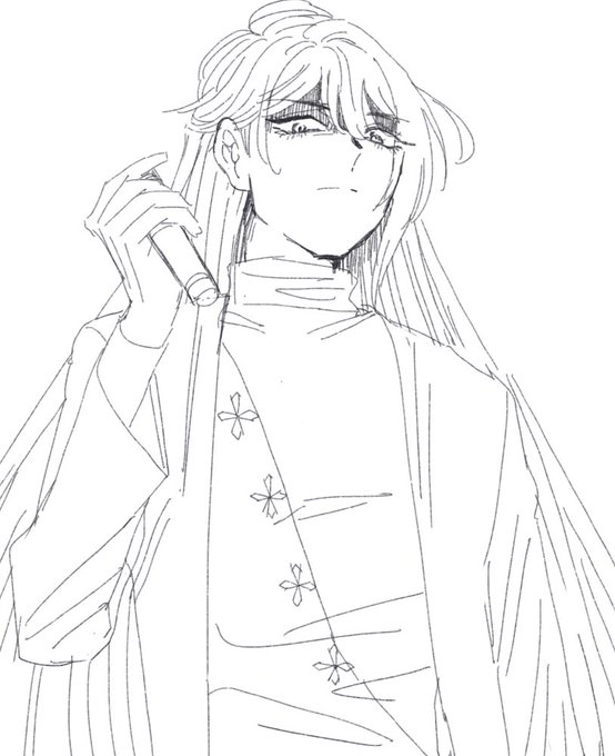 手癖で描いたやつ 