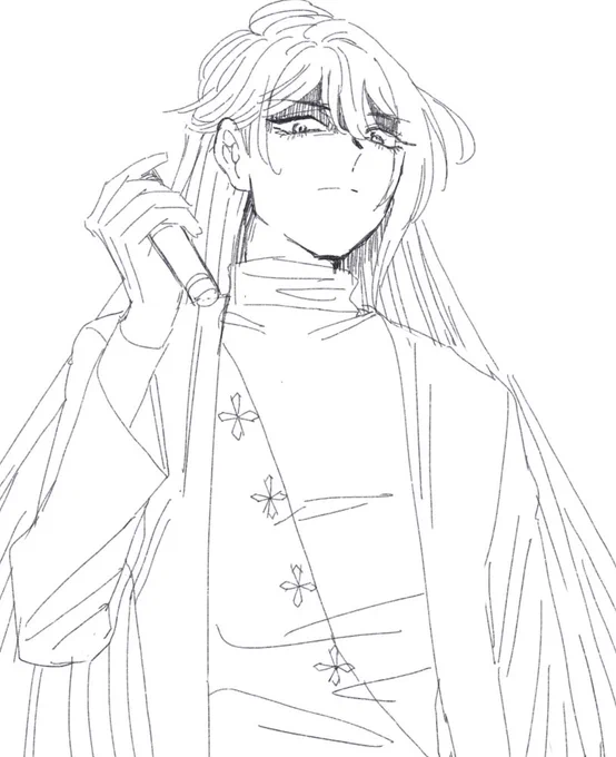 手癖で描いたやつ 