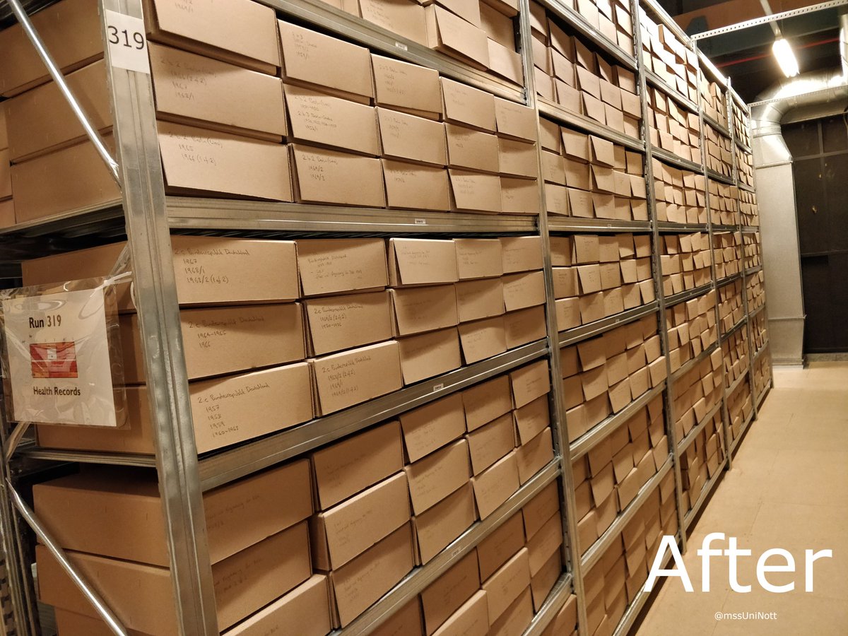 mssUniNott's tweet image. So #Archive30 wants #ACollection? Just one? Here's a recent project involving staff repackaging a collection of 1000s of 20th cent German newsclippings, kept by the British Military Government in Berlin, from rusty, overfull, acidic folders into lovely archive boxes #UnseenLabour