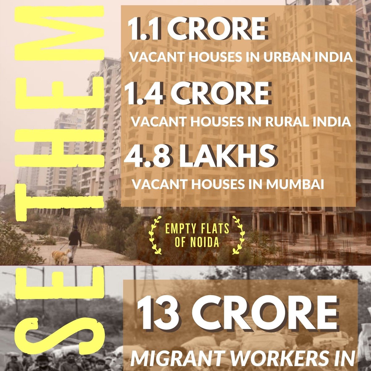 imgorakhnath's tweet image. Migrant worker and agricultural workers deserve free housing like you @narendramodi 
Be human and prevent spread of Coronavirus #LockdownWithoutPlan #RationDiyaKya #HelpStrandedWorkers #टीवी_देखना_बंद_करो 
#COVID19 #CoronavirusPandemic #मीडिया_वायरस #lockdown #life