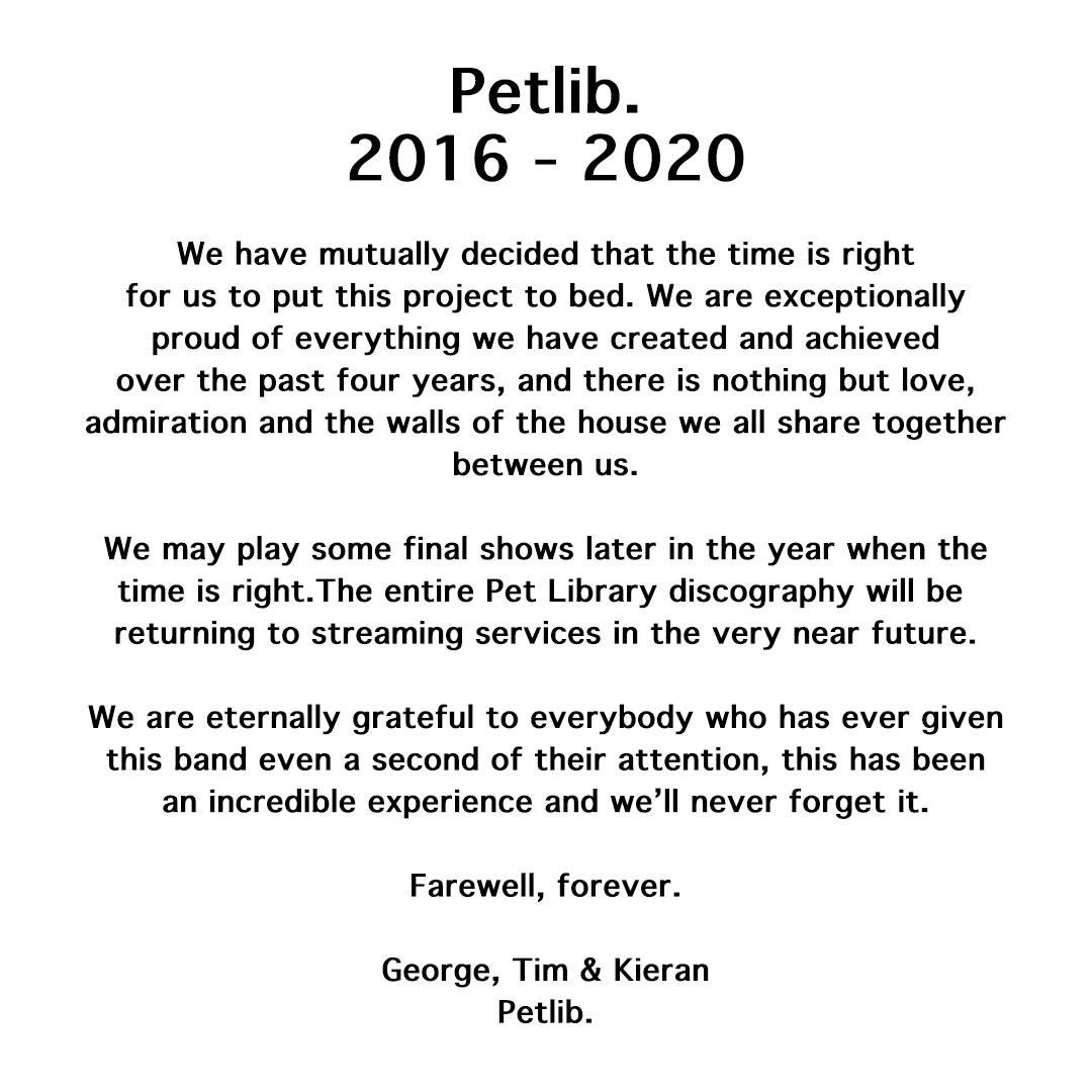 petlib_maker's tweet image. 2016 - 2020

Thank you for everything, everyone. 🖤

George, Tim &amp;amp; Kieran 
Petlib.