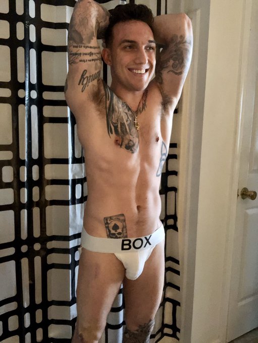 2 pic. This dude...hot, tatted, naughty, and looks great in some @BoxMenswear ? follow him and check