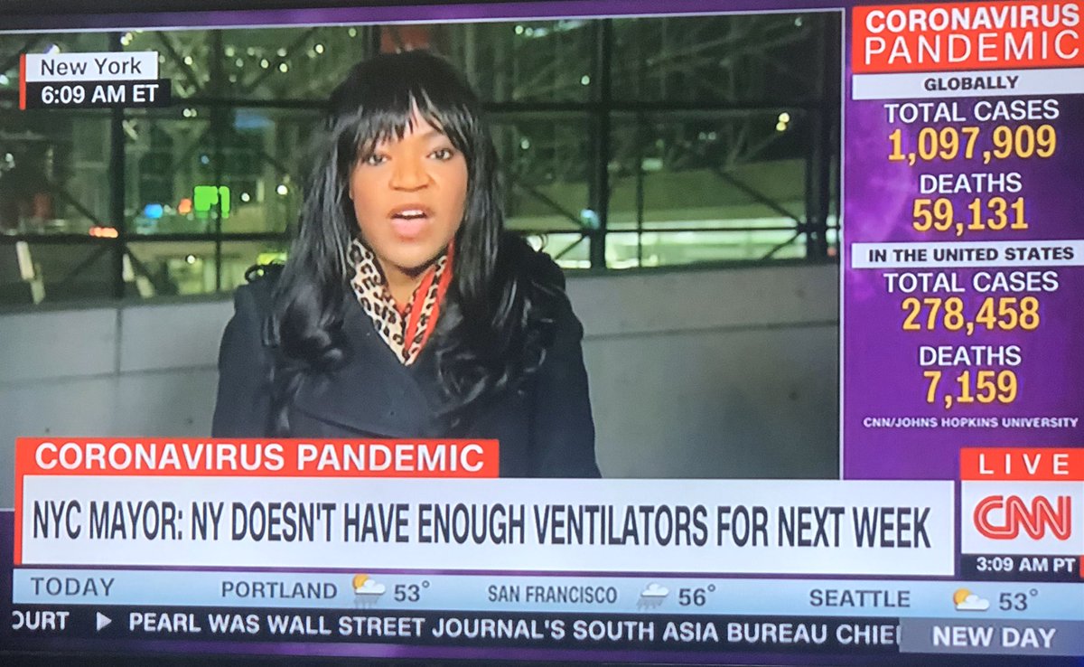 DrMahyuddin's tweet photo. Petang td sy buka Channel CNN. Anda tau, esok (Ahad) dijangka New York akan kekurangan ventilator (mesin bantuan pernafasan) utk merawat pesakit COVID19 yg memerlukan! Ini di New York, USA tuan puan. Di USA kini, sudah lebih 270 ribu orang dijangkiti &amp; lebih 7000 kematian. https://t.co/7HuHnfBxHk