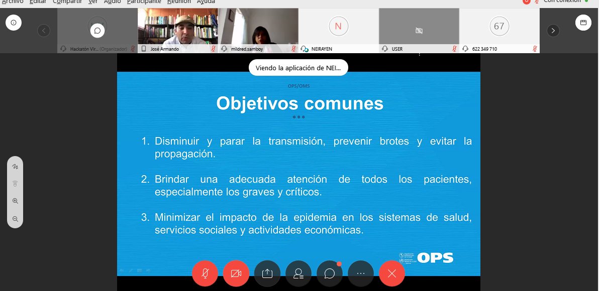 PCiudadana's tweet photo. Yenny Neira de @opsoms habla sobre los objetivos comunes y debilidades que tenemos como sociedad ante el #COVID19 #HackathonVirtualRD #InnovandoEnCuarentena #ITLARD #ParticipaciónCiudadanaRD #InnovaLabRD #CámaraTicRD #ONURD https://t.co/tkWrPcaW03