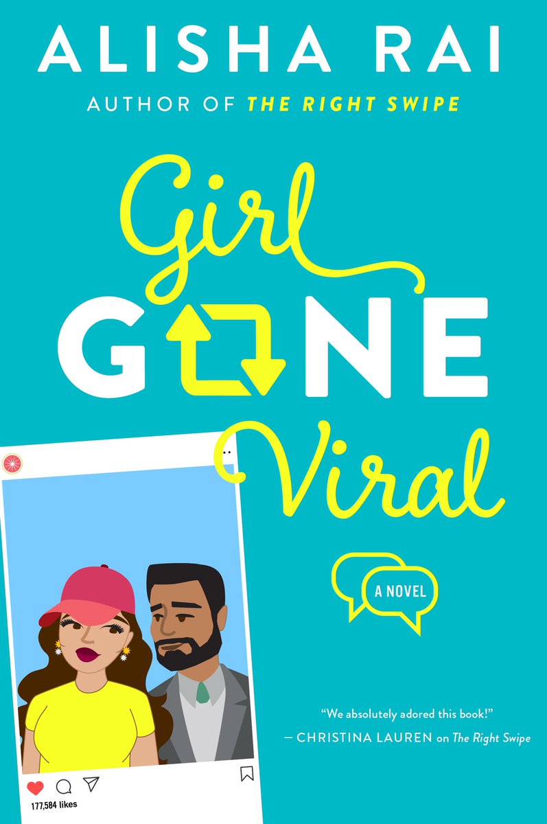 3/ Girl Gone Viral by Alisha Rai, again contemporary m/f romance, second in the series. Out on 21 April.  #AprilReleases  #OnMyTBRList