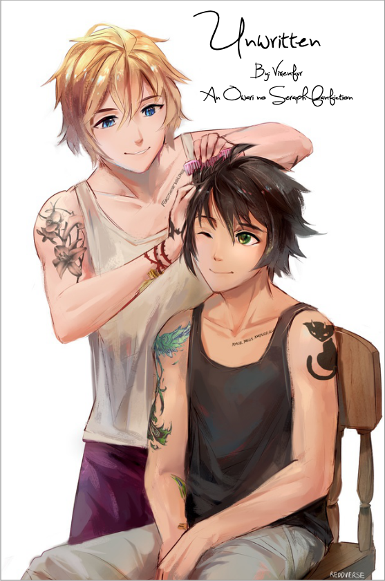 UnwrittenModern AU: Hair Stylist Mika x Tattoo Artist YuuChapters: 23Word count: 142,722Includes 4 side stories, one KimiYoi centric, and one featuring an alternative first meting!  https://archiveofourown.org/works/5838340/chapters/13455379