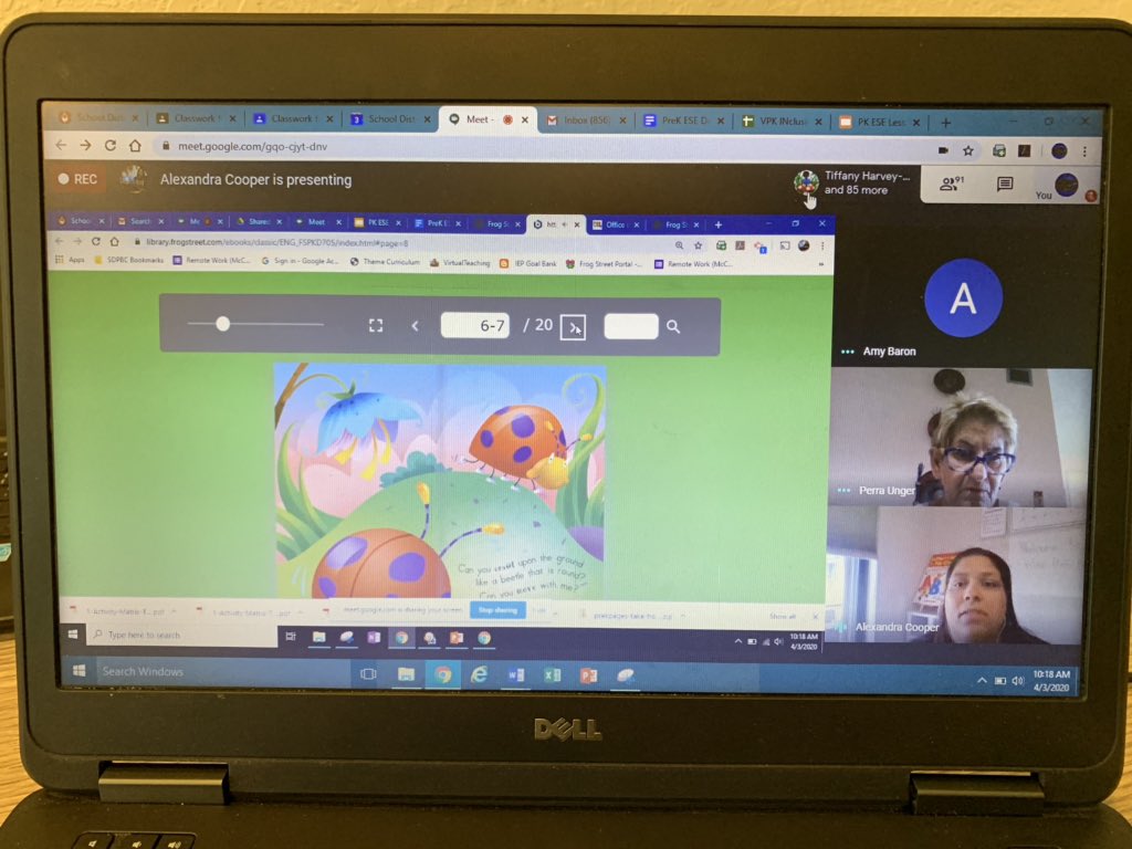 angelad222's tweet photo. PreK ESE rocked week 1 of distance learning and worked hard on Friday to prepare for week 2! Keep up the great work PreK! #TeamPreK #PreKESE #SDPBC #distancelearning @561Sdpbc @DianaFedderman @licatap @SommerPBCSD @Dr_Corcoran https://t.co/GegU78ileu
