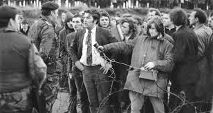 John Hume. Born 1937 in Derry. Teacher who became leader  @SDLPlive. Elected to  @Europarl_EN. For peace work in N Ireland in The Troubles awarded  @NobelPrize with David Trimble; role in Good Friday Agreement. Gandhi Peace Prize & Martin Luther King Award; only person to have all 3