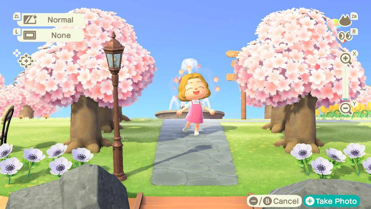 teekocrossing's tweet photo. i am really enjoying cherry blossom season!! #acnhgameplay #teekoisland https://t.co/h0i5OvsZHG