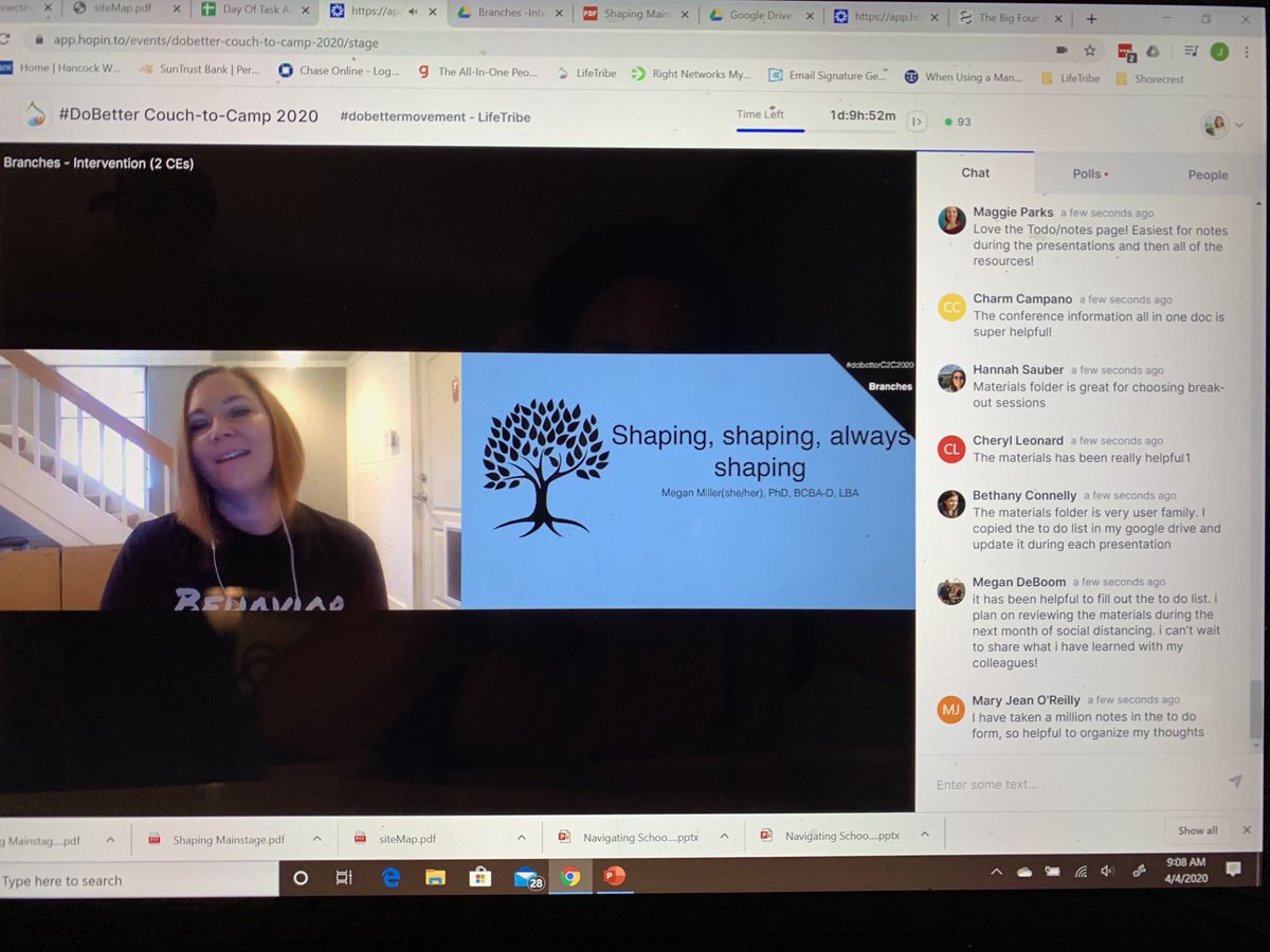 Full fledged on-line conference with networking rooms, expo tables and tons of relevant workshops! #lifetribe #dobettermovement #aba