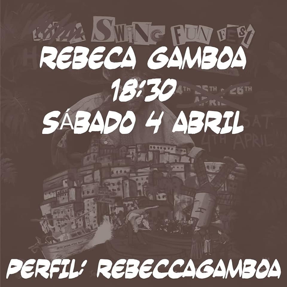 IbizaSwingFun's tweet photo. Seguimos para bingo con el #HomeSwingFunFest!🙈🙉🙊

@rebeccagamboa sube a nuestro escenario casero par que disfrutemos con su estilo provocativo durante la próxima media hora..

No te la pierdas❗️
➡️ https://t.co/6RzNgBKoqN
➡️ https://t.co/BY6hSNtSDT https://t.co/Bk0vdvykJ0