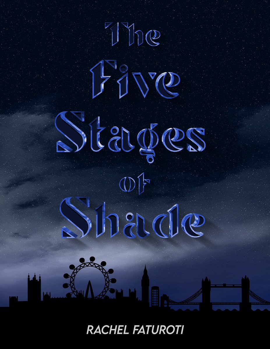 HAPPY WEEKEND hope y’all are doing ok out there! Starting this weekend off right with  @RachelFaturoti and her novel The Five Stages of Shade #WritingCommunity  #bookcoverdesigner  #fantasy