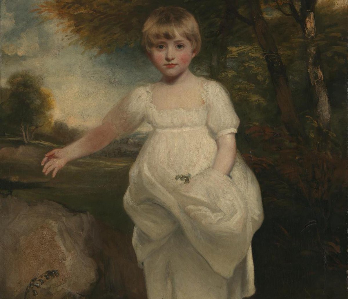 OldPortraiture's tweet photo. Born #OnThisDay in 1758: English portrait painter #JohnHoppner (1758-1810)
Portrait of Miss Harriet Cholmondeley, ca. 1804
#Hoppner #BritishArt #ChildrenInArt https://t.co/PU6T3uFHNa