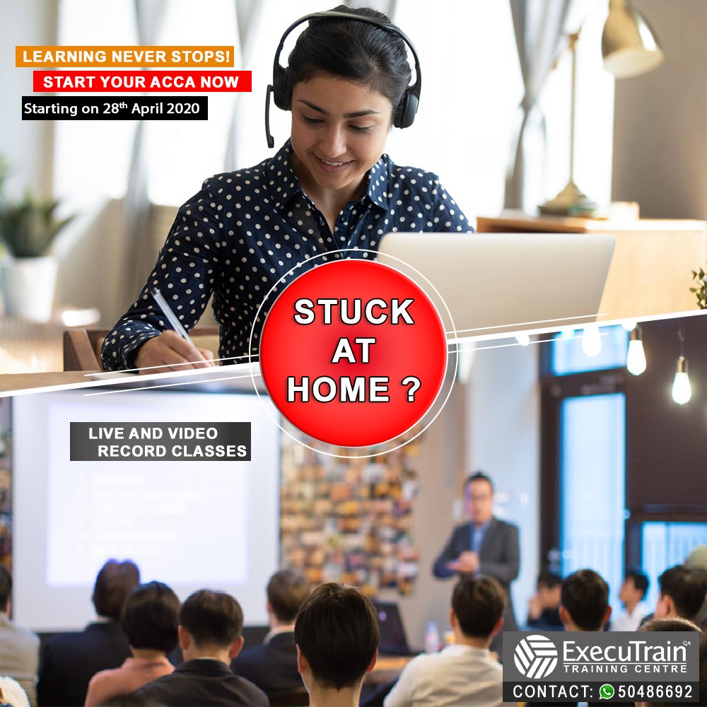EXECUTRAINQATAR's tweet photo. ACCA Online Classes - Learning should not stop!
Create a pathway that leads you towards a Bachelors and Masters Degree.
Stay in Qatar, Study in Qatar after School!
Call or Whats App : 50486692
https://t.co/oBJqOB0cDk

#ACCA #virtualclasses #videorecording #ExecuTrain #Doha #Qatar https://t.co/V5kr9yDugV
