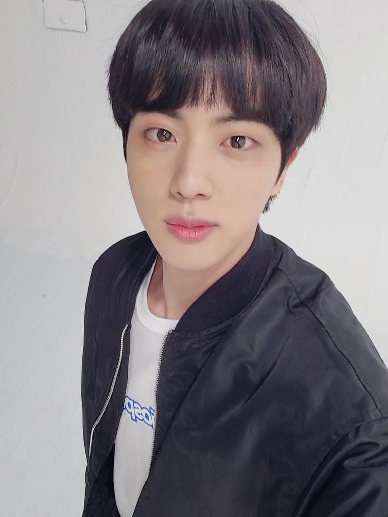 BTS Jin shares photo of shaved head ahead of military service More  security to be deployed at site  PINKVILLA Korean
