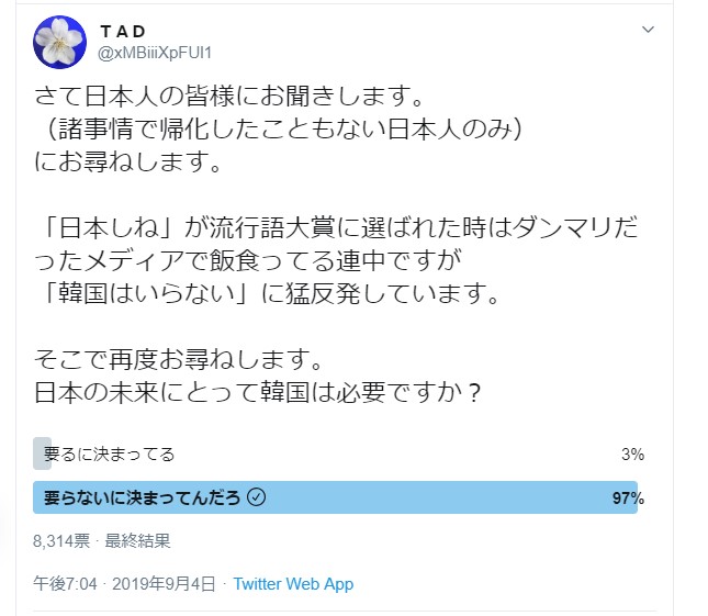 なゆた A Twitteren アンケート 知っていてワロタｗ アンケートは気軽に参加できるからな 無記名だし その違いもわからないやつ じゃあ アンケートは認めるんだな