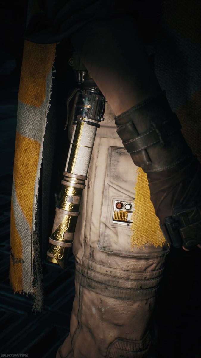 LykkeNyvang's tweet photo. "This is the weapon of a Jedi Knight. Not as clumsy or random as a blaster. An elegant weapon for a more civilized age" #TCCweapons 

#JediFallenOrder 

@Captured_Collec #PhotoMode #PS4share #VirtualPhotography #VGPUnite https://t.co/0jWfVZ58na