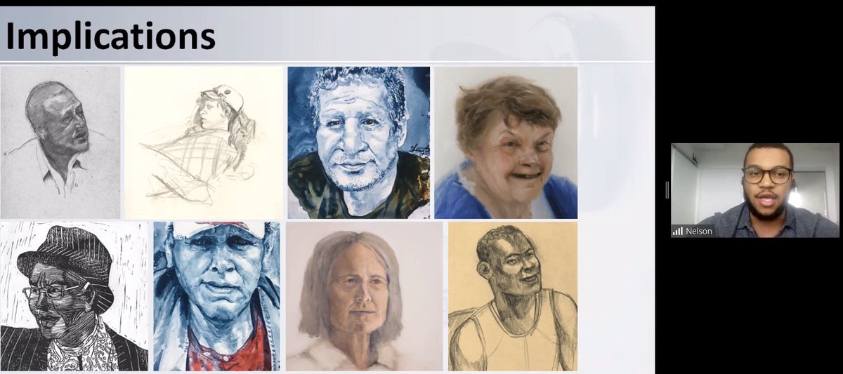 CHAToronto's tweet photo. Joel George and @nelson_saddler collaborated with @OCAD students to add a uniquely beautiful element of portraits to their research designed to explore the attitudes of individuals experiencing homelessness towards Toronto’s healthcare system https://t.co/9EvjLHQFxt
