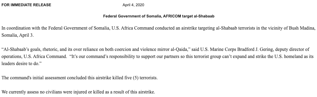 Meanwhile in Somalia