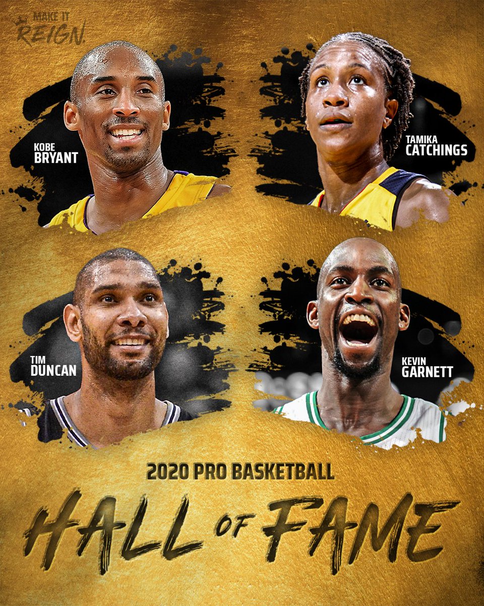 Kobe. Tim Duncan. KG. Tamika Catchings. Hall of Famers