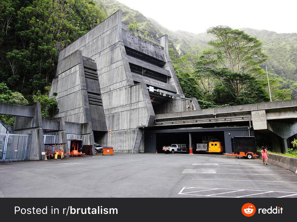 Mmmmm Brutalism with trees.