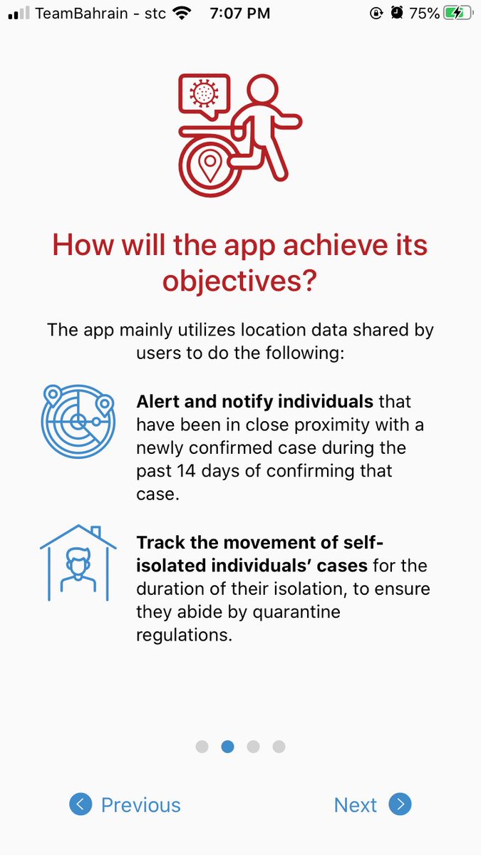 zephdelacruz's tweet photo. yo Bahrain made a #BeAwareBahrain app to announce news and give updates on cases, etc 🙌🏼 https://t.co/UKVq7OpRGD