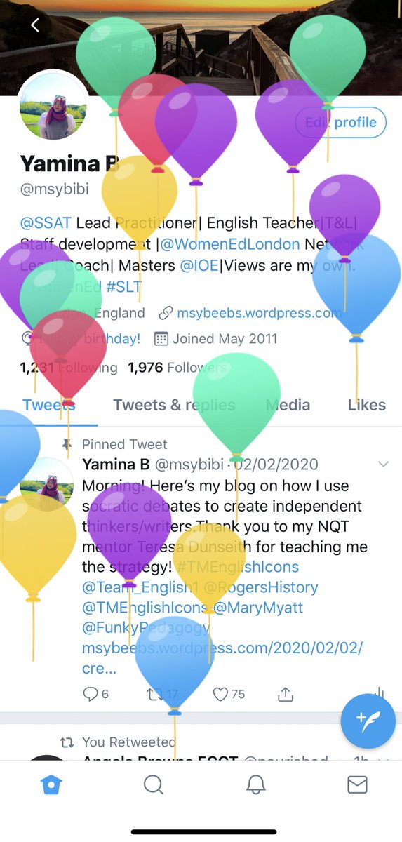 msybibi's tweet photo. Feeling very blessed to be celebrating a birthday I will definitely remember. Thank you to @mrmiah11 and my gorgeous family and friends. #LockdownBirthday #33yearsofblessings https://t.co/eowqq2X5Jd