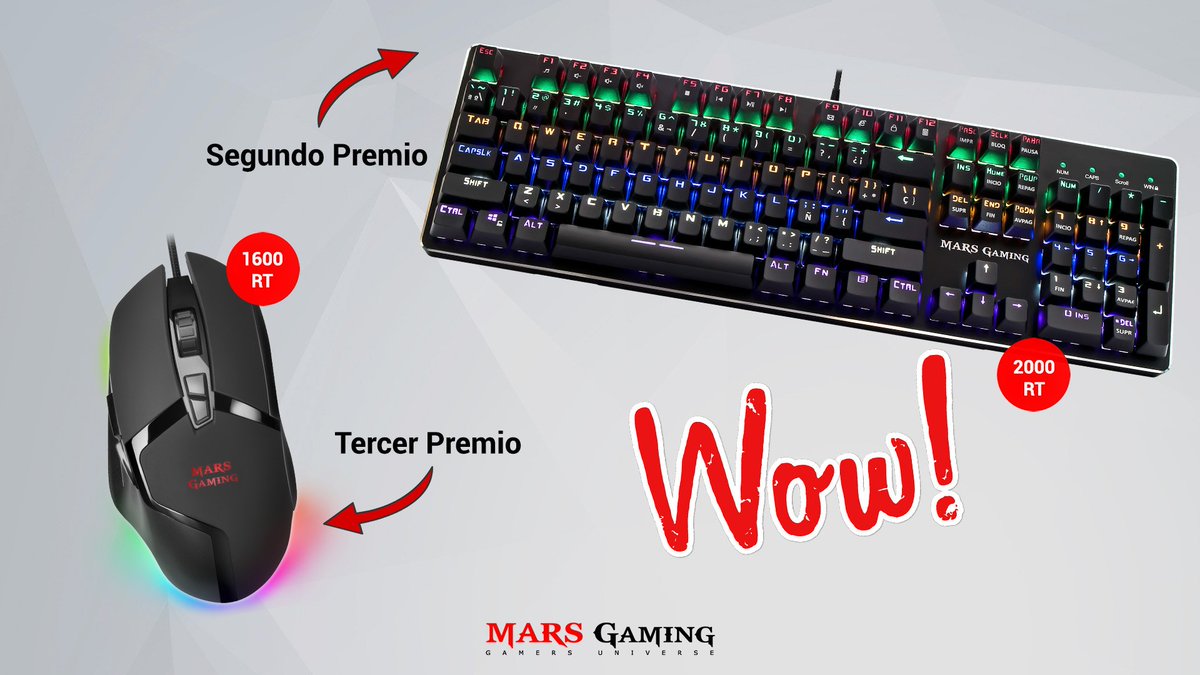 MarsGaming_'s tweet photo. Chicos hay tiempo hasta mañana para participar a nuestro SÚPER SORTEAZO!! Combos, teclados, ratones, una fantástica SILLA GAMING!! Que esperas?? Síguenos y retwitea el sorteo (tweet fijado). Mucha suerte a todos! 🍀🍀🍀
#SORTEO #marsgaming https://t.co/fYLkj9WogS