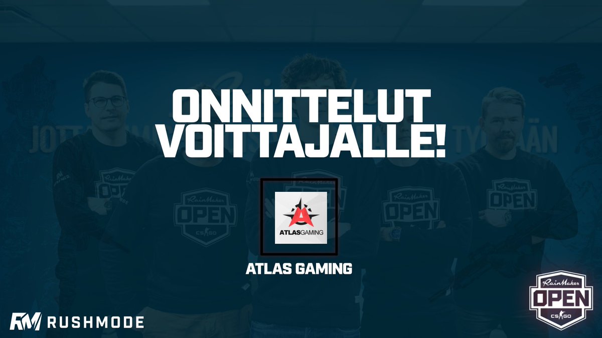 RUSHMODEgg's tweet photo. SE OLI SIINÄ! Atlas Gaming on vahvempi joukkue tänään ja ottaa todella tiukan väännön jälkeen voiton tuloksella 16-14!

Atlas Gaming 16-14 @RPEATeSports 
Map: Vertigo

Viides karsinta on siis nyt ohi ja huomenna mennään taas uudestaan👀
#esportsfi #rushmodeGG https://t.co/SySaWqF356