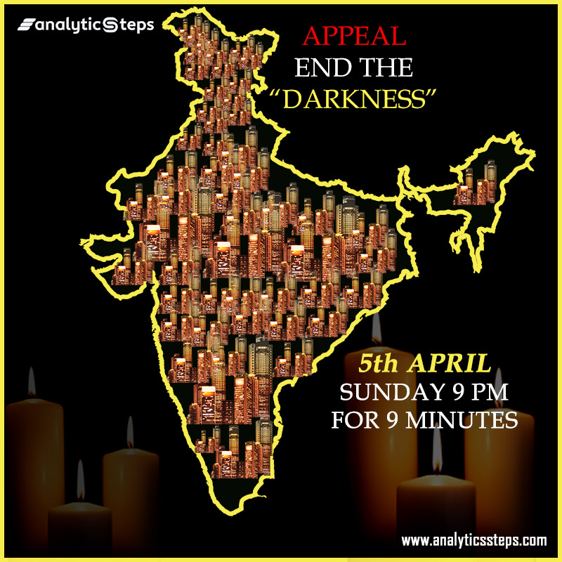 AnalyticsSteps's tweet image. Together we can take this world towards light from the darkness of #CoronaVirus. Let's do our bit by lighting diyas, candles or flashlight of our phones and bring positivity in our lives. 

#endthedarkness #positivity #LightsOfHope