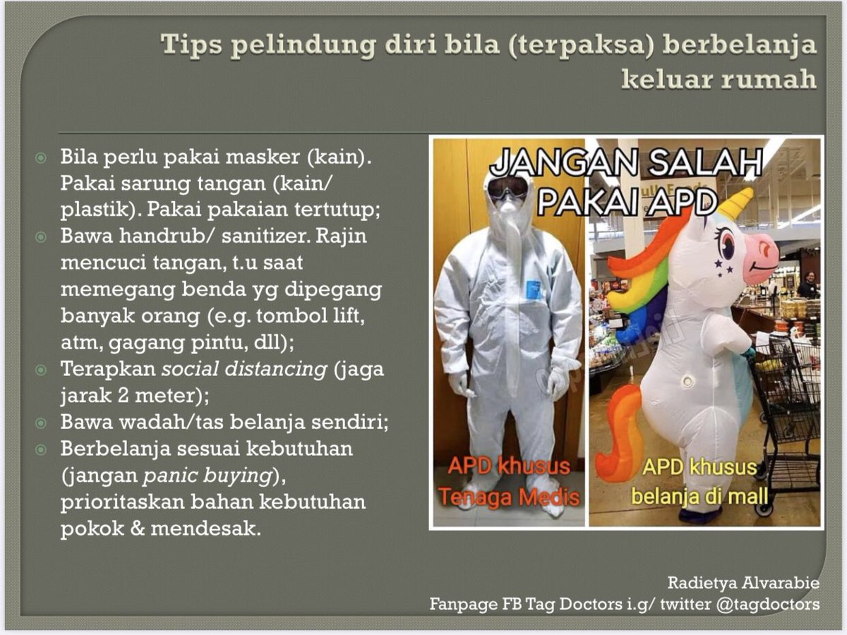 tagdoctors's tweet photo. Bagaimana jika terpaksa berbelanja keluar rumah? Ikuti tips berikut untuk mengurangi resiko tertular #COVID19 . #BersatuUsirCorona #disiplincegahcorona #COVID19indonesia #DokterPerawatMinimAPD https://t.co/sTNJ6i74rN