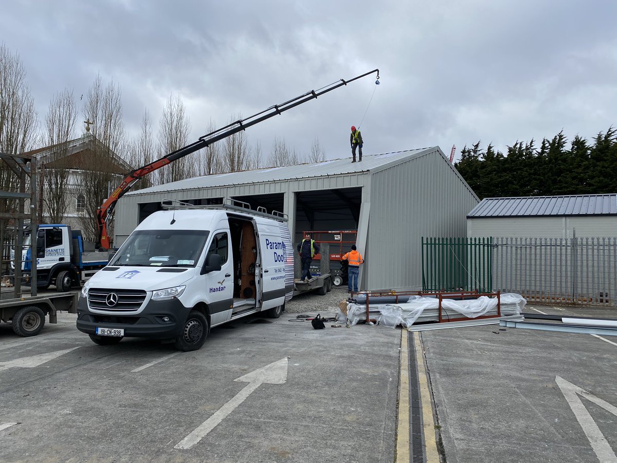 DubCivilDefence's tweet photo. We want to give special thanks to a number of companies that help build a facility for Civil Defence in three weeks.#shanettesheds #ctsprojects #ryetechelectrical #proudtobeirish https://t.co/mrN9jjd0U4