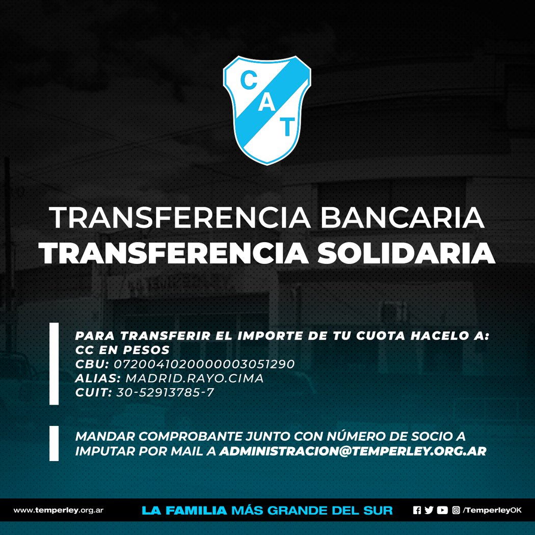 Club A. Temperley tweet media