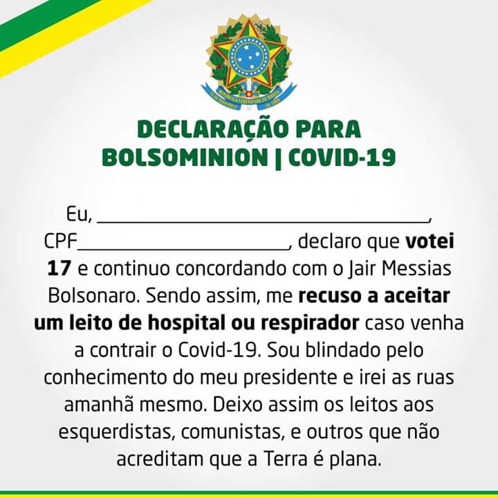 AledeAndradeIII's tweet photo. @MinEconomia @MPF_PGR @RedCross @fema @SegurancaSP @Policia_Civil @Prefeitura_SBC @MPF_SP @FBI @jairbolsonaro #ADVERTENCIA #denuncia @Europol @INTERPOL_HQ se tiver algo errado nos suprimentos médicos do Brasil enviado para Itália #PRESO @MinEconomia.
#DIGSSPSP @SegurancaSP #DEICSP #DEPATRI #GARRA @Policia_Civil alerta @RedCross #COVID19 @fema 9.1.1 @FBI +R$606bi @TCUoficial @CGUonline https://t.co/MvU4xvbnYY