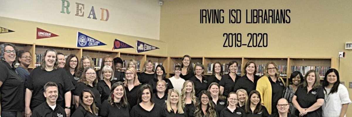 IrvingLibraries's tweet photo. Happy National School Librarian’s Day to the best librarians in the whole wide world!! #IrvingReads @IrvingISD https://t.co/SPj9liwOYo