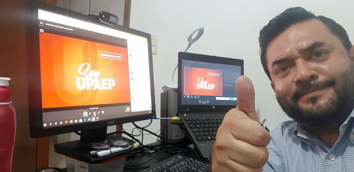 Daniel_DoMa's tweet photo. Todo listo para impartir mi clase de posgrados @UPAEP .  En definitiva esta contingencia nos ha hecho crecer como comunidad. #SoyUpaep @UPAEPPosgrados #YoMeQuedoEnCasa #HomeOffice https://t.co/AynPiWRinD
