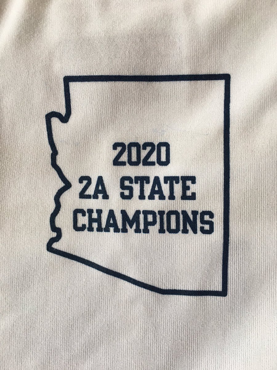 T_MacDonnell's tweet photo. Had a package come in the mail today. Pretty excited to rep my guy @CoachAaronTrigg in VT! Proud of you & congratulations! #AZstatechamps https://t.co/CJyWDHvDDN