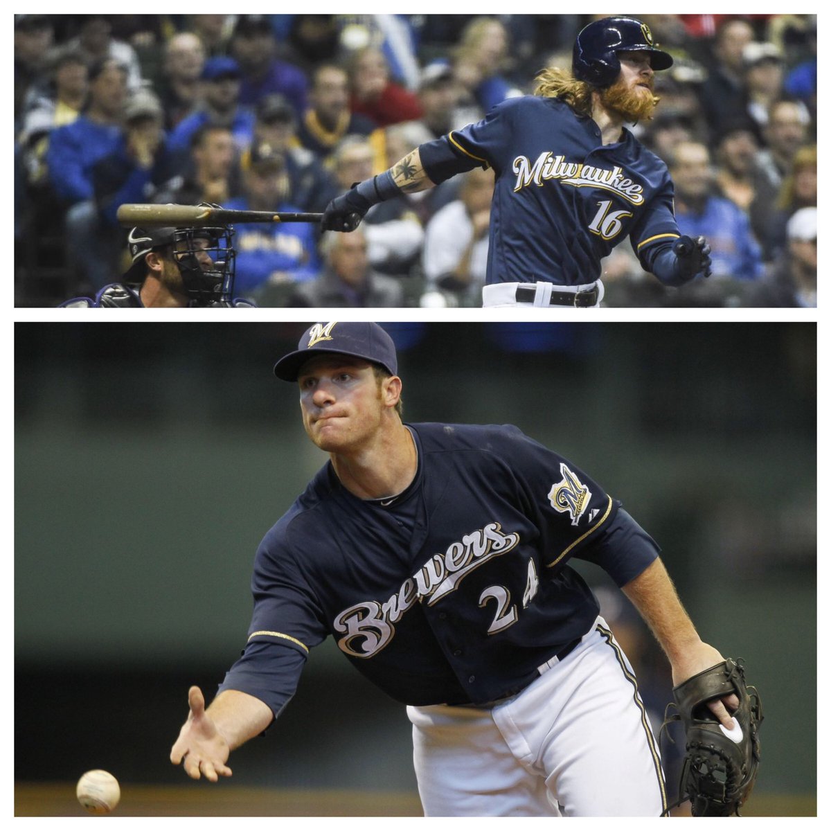 Today’s nugget from the 2020  @Brewers media guide:Ben Gamel (2019) joined his older brother Mat (2008-12) to become the second brother duo in franchise history. Steve (1986-88) and Mark (1993-96) Kiefer are the others.  #ThisIsMyCrew