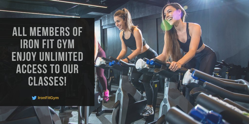 IronFitGym's tweet photo. Looking to enjoy unlimited classes every day of the week? Become a member today and take advantage of just that! Visit: https://t.co/BtkiT94uVm #fitness #fitnesstips #fitnessmotivation #personaltrainer #membership https://t.co/Jx0BGRcoNi