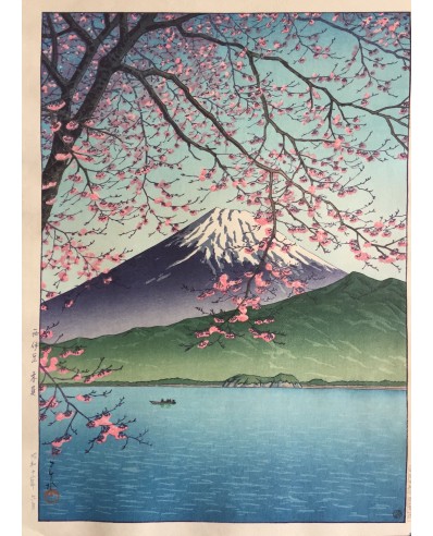 #HASUIKAWASE #peinture #japon #art 

LE MONT #FUJI AU PRINTEMPS.