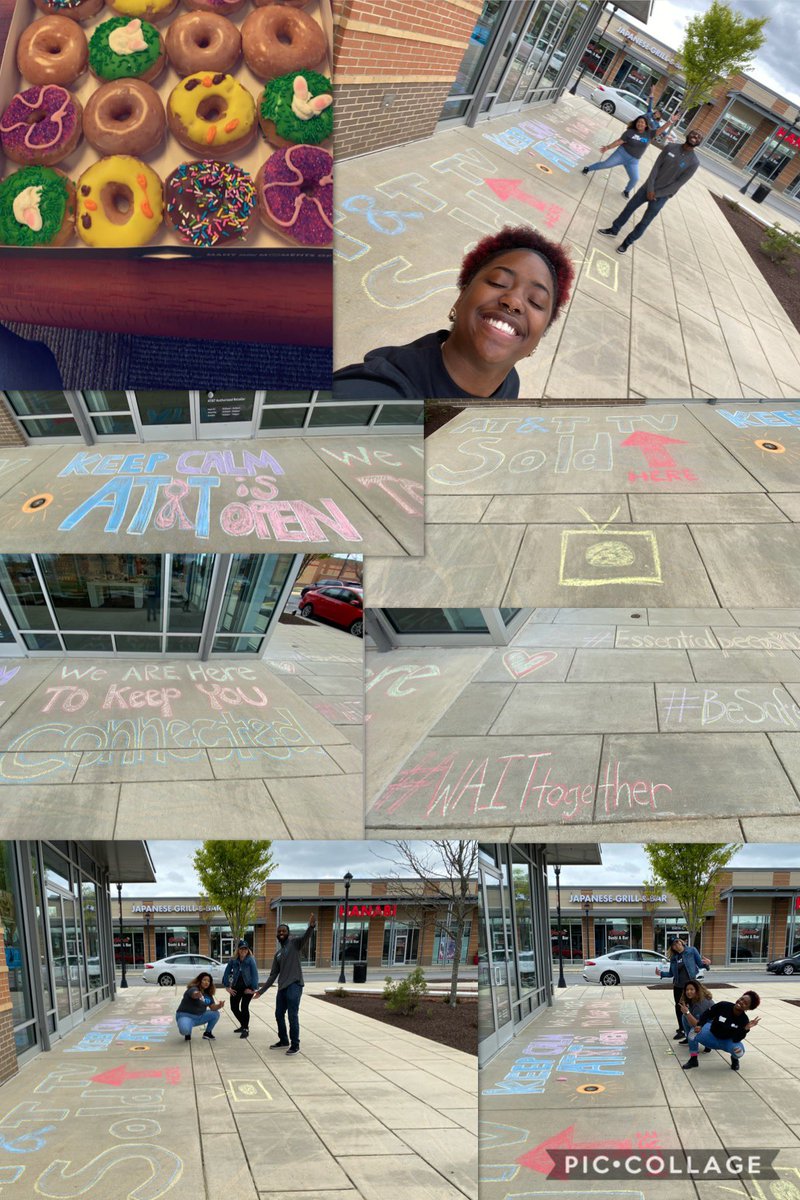 Just making the most of it by having fun and ensuring our customers know we are still open!! 🔥🔥🔥🔥 #WAITtogether #ATT #PORTABLES <a href="/Ciara_Wills/">cwills</a> @OctaviusAtt @PortableAri @DaijuanDavisSr @attportables @attportablesel1 <a href="/JakeAraghi/">Jake Araghi</a> <a href="/ATT/">AT&T</a>PortablesEVD <a href="/404girl/">Betsy Francis</a> @ATT <a href="/ATTBrandywine/">AT&T Portables, Brandywine</a>