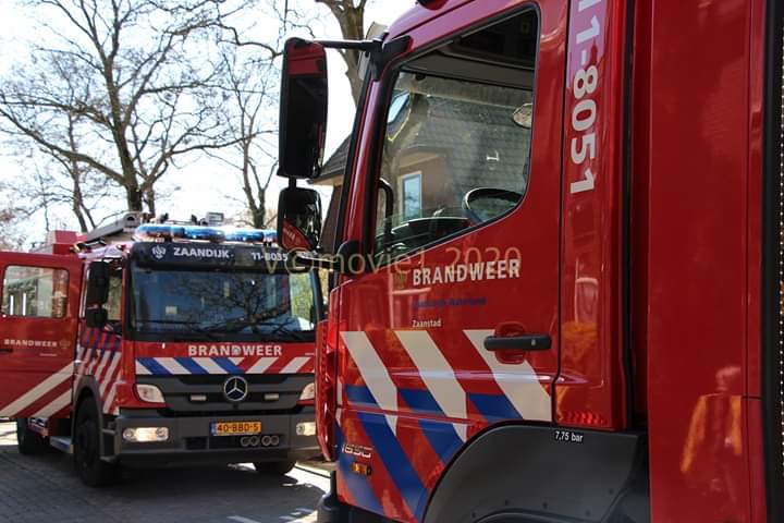 Melding schoorsteenbrand Riouwstraat Wormerveer