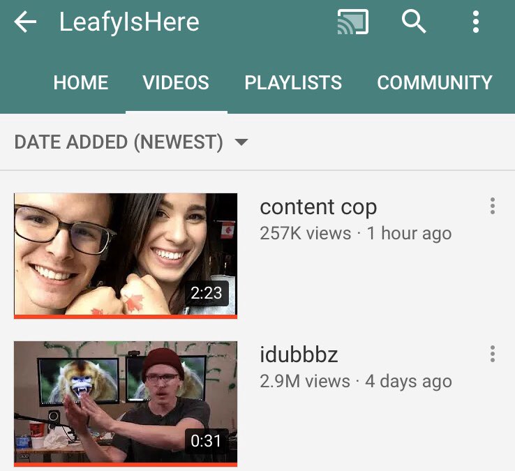 MaxTuber12's tweet photo. LeafyIsHere has returned to YouTube #leafyishere #welcomebackleafyishere https://t.co/rDKeeJoUDd
