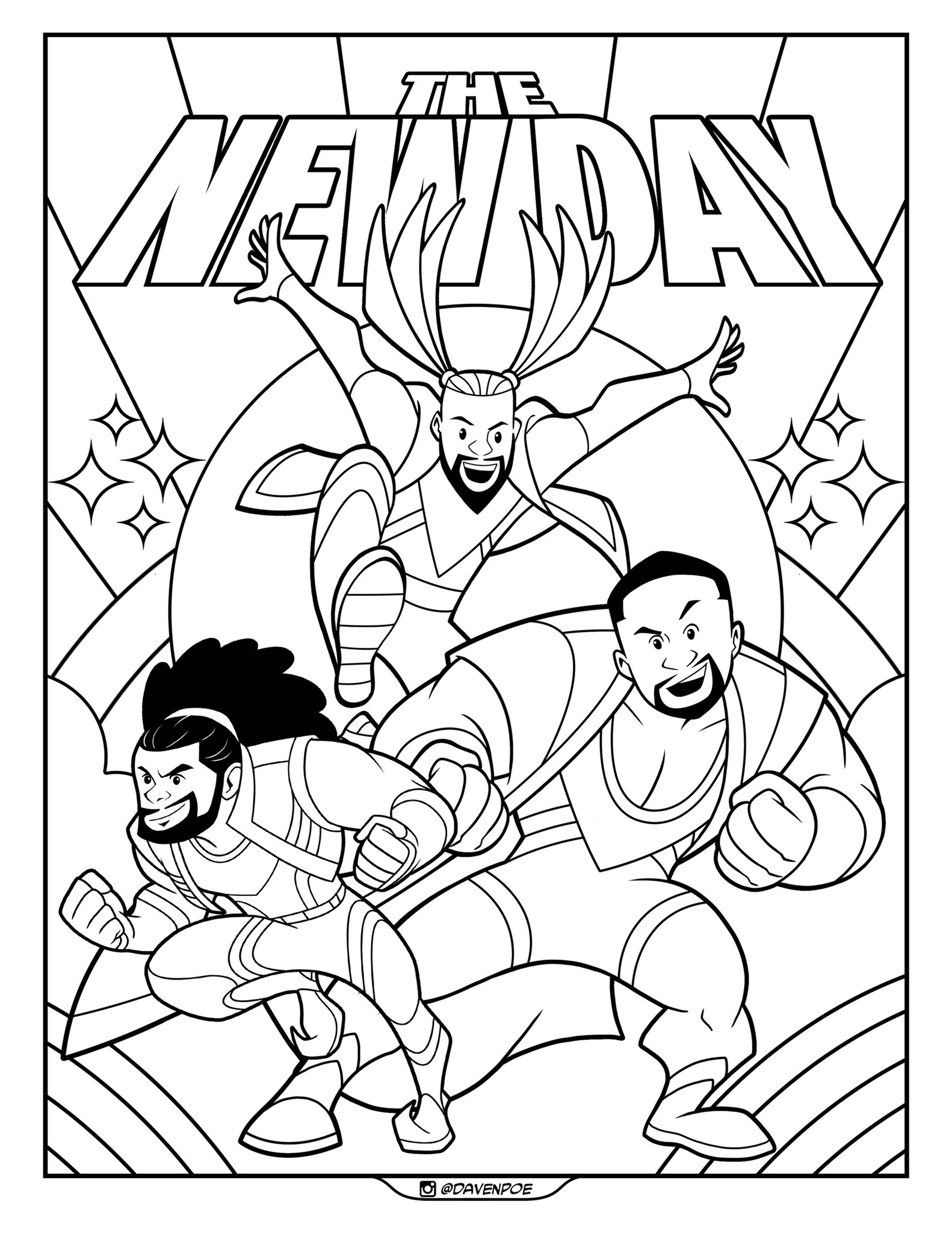 New Day Coloring Pages