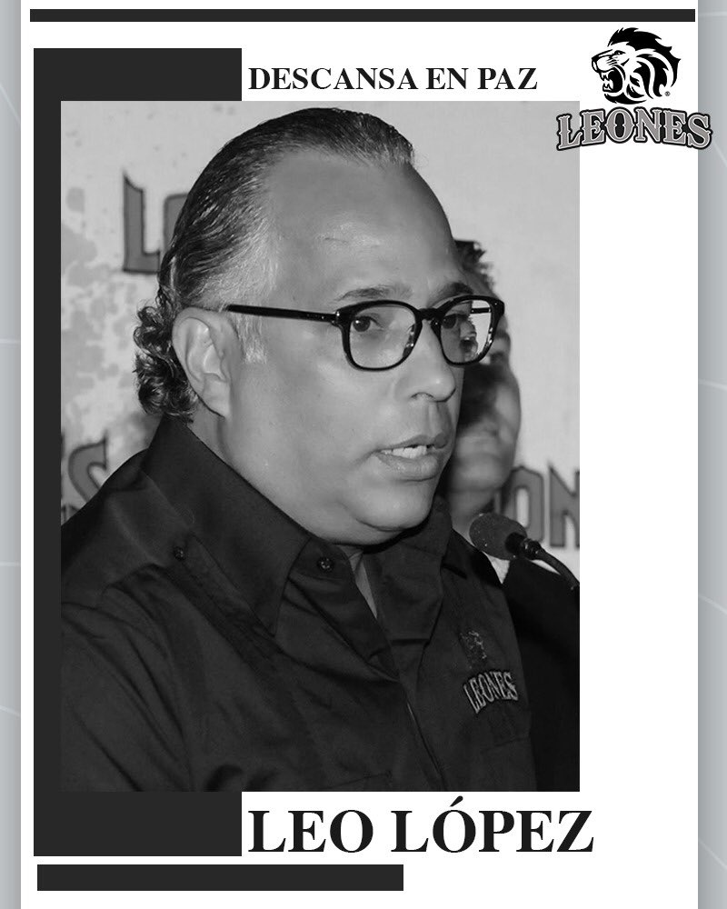 LeonesBBClub's tweet image. Lamentamos profundamente la muerte de Leo López, quien fue nuestro gerente general en el campeonato que logramos en 2011 en la Liga Nacional de Baloncesto. Paz a su alma.
