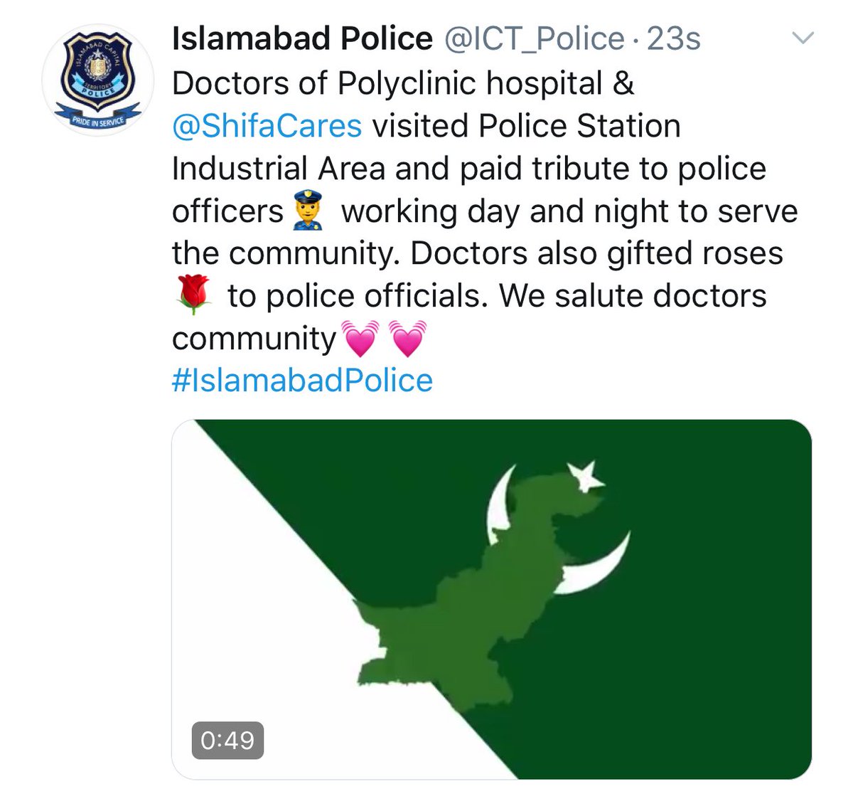SaadatKhokhar's tweet photo. So we are officially removing IOJK from our map now? @SMQureshiPTI @ImranKhanPTI @ICT_Police @dcislamabad ? Then why place curfew lockdown clocks? Its their territory... they can do whatever they want... @MHanzalaTayab https://t.co/usKGHBJ1XR